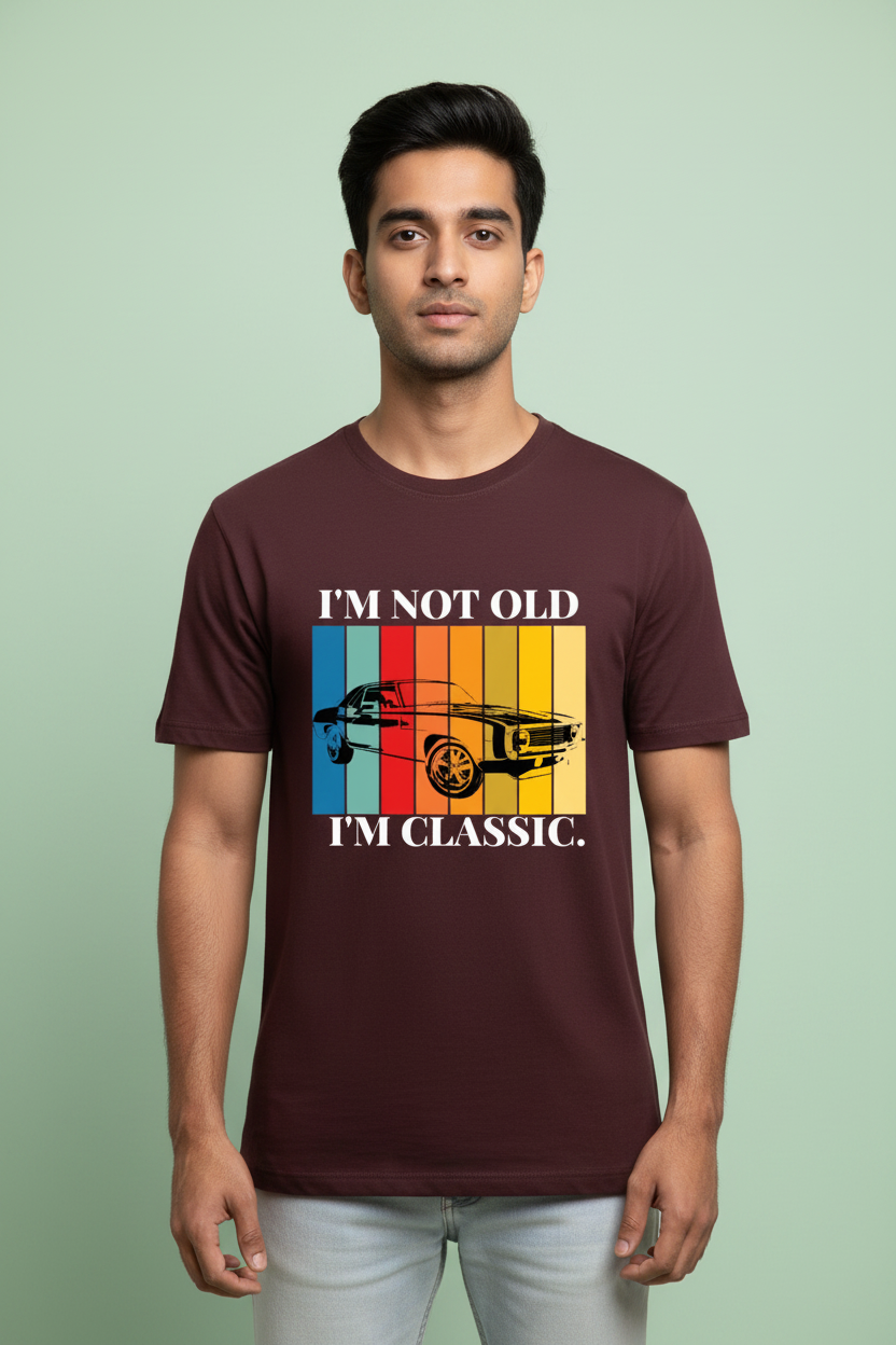 Maroon T-Shirt - Men's Lifestyle