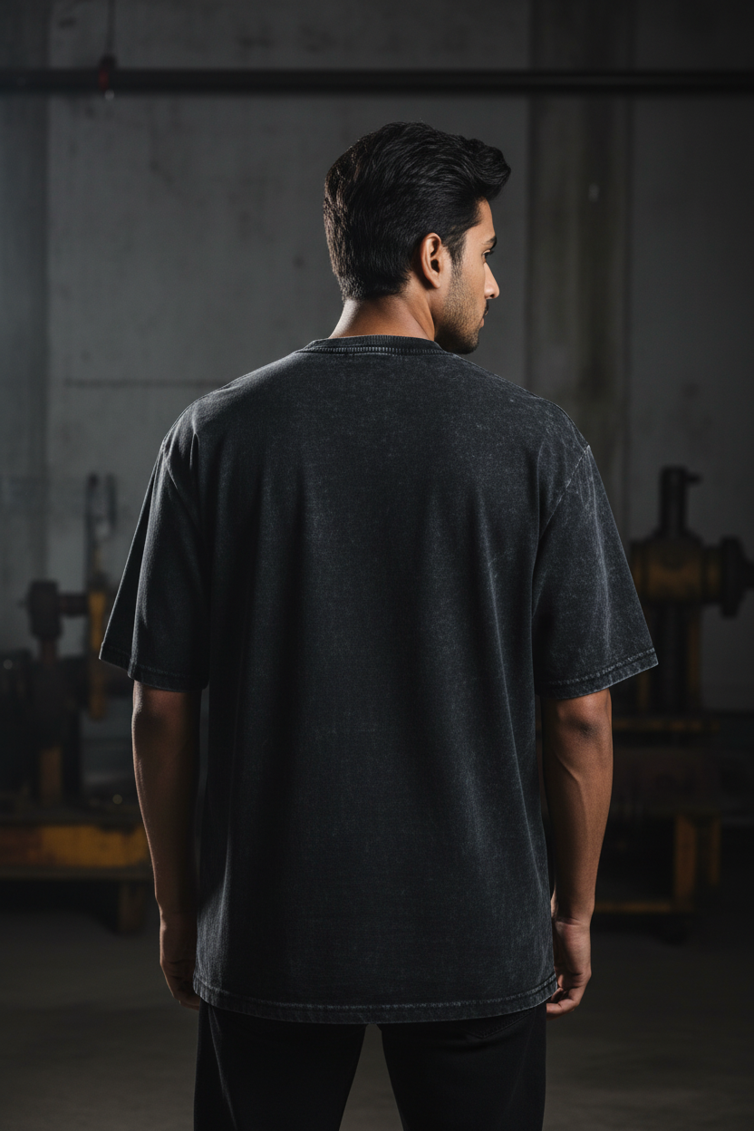 Black Plain Back