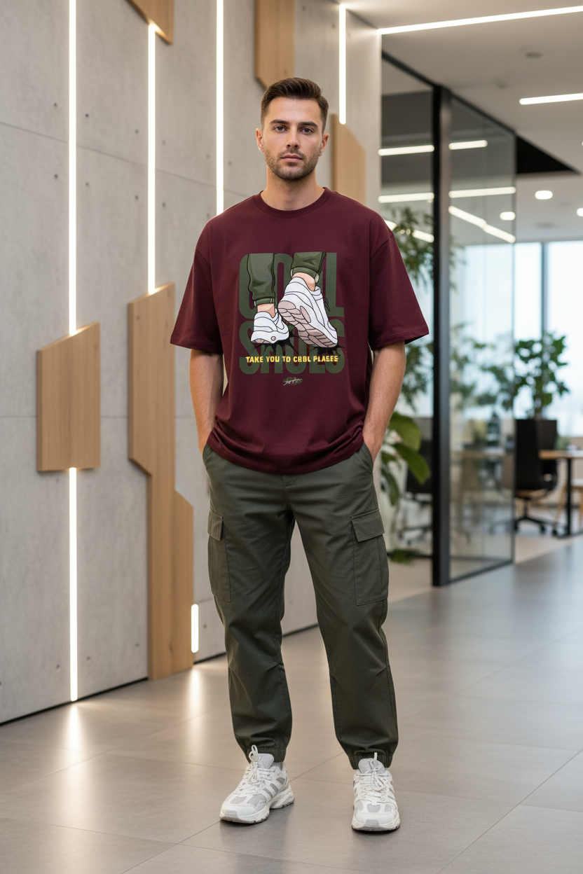 Maroon - Office Wall