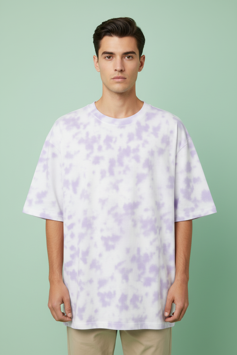 White Lavender - Mint Background