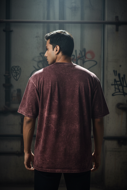 Maroon Plain Back